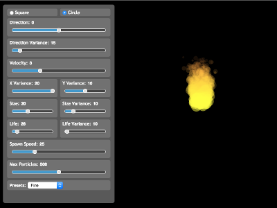 HTML5 Particles